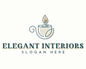 Spa Scented Candlelight logo design