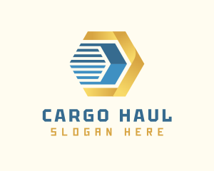 Hexagon Express Cargo logo design