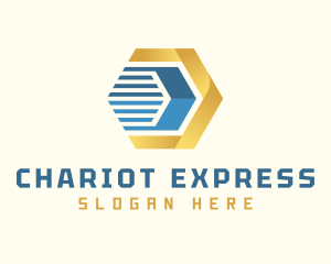 Hexagon Express Cargo logo design