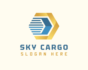 Hexagon Express Cargo logo design