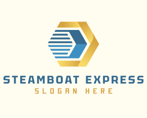 Hexagon Express Cargo logo design