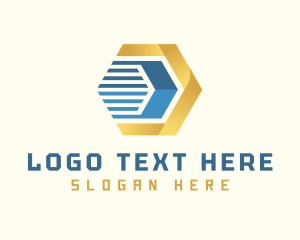 Forwarding - Hexagon Express Cargo logo design
