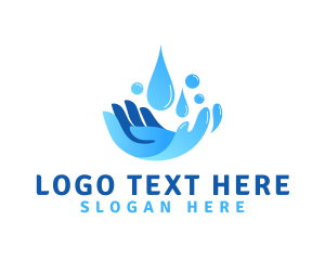 Sanitary - Hand Wash Sanitation logo design