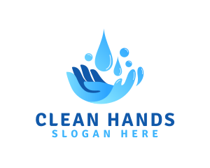 Hand Wash Sanitation logo design