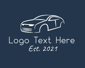 Driver - Modern Simple Car logo design