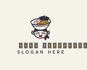 Mascot - Ramen Noodle Restaurant logo design