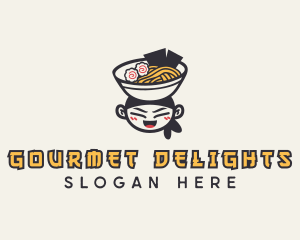 Ramen Noodle Restaurant logo design