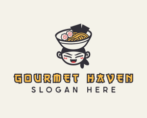 Ramen Noodle Restaurant logo design