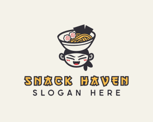 Ramen Noodle Restaurant logo design