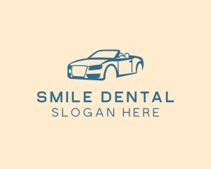 Convertible Car Repair Logo