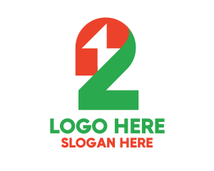 Geometric Number 2 Logo