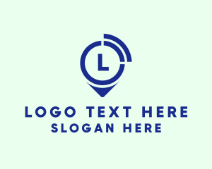 Locator - Tracking Pin Gps logo design