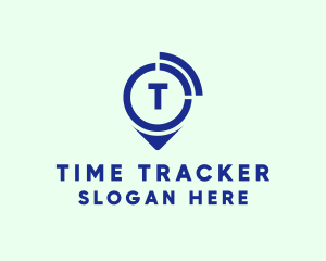 Tracking Pin Gps logo design