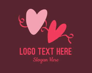 Indian Wedding - Heart Engagement logo design