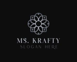 Floral Beauty Salon Logo