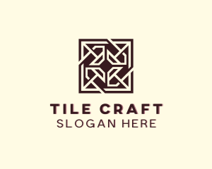 Paver Floorboard Tiling logo design