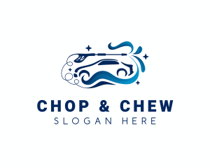 Car Pressure Cleaning Logo