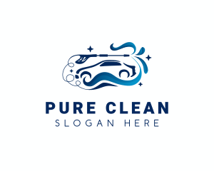 Auto Pressure Cleaning logo design