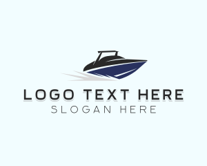 Ferry - Speedboat Ferry Sailing logo design