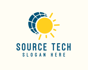 Source - Energy Solar Panel Power logo design