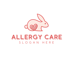 Rabbit Animal Pet Care logo design