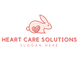 Rabbit Animal Pet Care logo design