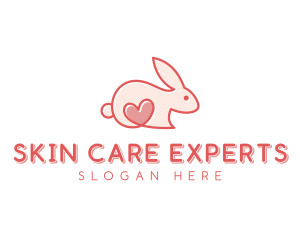 Rabbit Animal Pet Care logo design