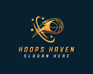 Basketball - Sports Basketball Flame logo design