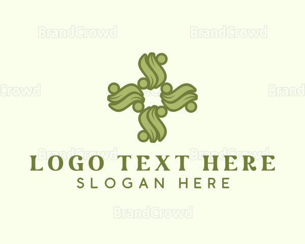 Nature Herbal Leaves Logo