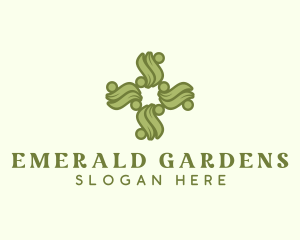 Nature Herbal Leaves logo design