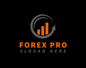 Forex - Business Chart Arrow logo design