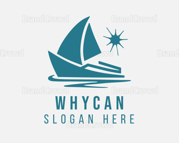 Yacht Club Boat Logo