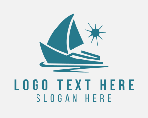 Yacht Club Boat  Logo