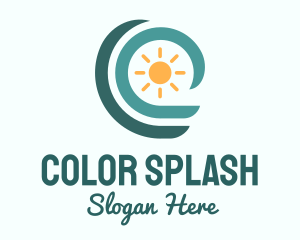 Ocean Wave Summer logo design