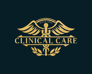 Caduceus Medical Clinic logo design