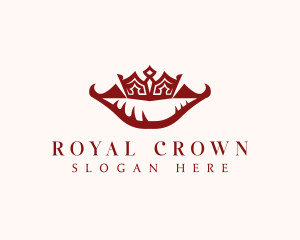 Royal Crown Lips logo design