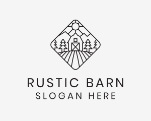 Diamond Countryside Barn logo design