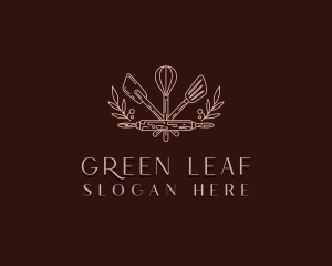 Herbs - Whisk Spatula Bake logo design