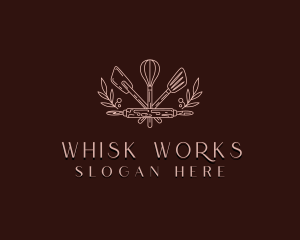 Whisk - Whisk Spatula Bake logo design