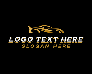 Sedan - Luxury Transport Car logo design