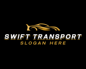 Luxury Transport Car logo design