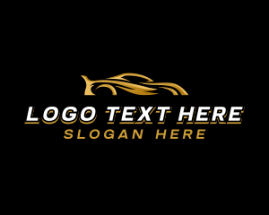 Driver - Luxury Transport Car logo design