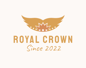 Wing Royal Crown  logo design