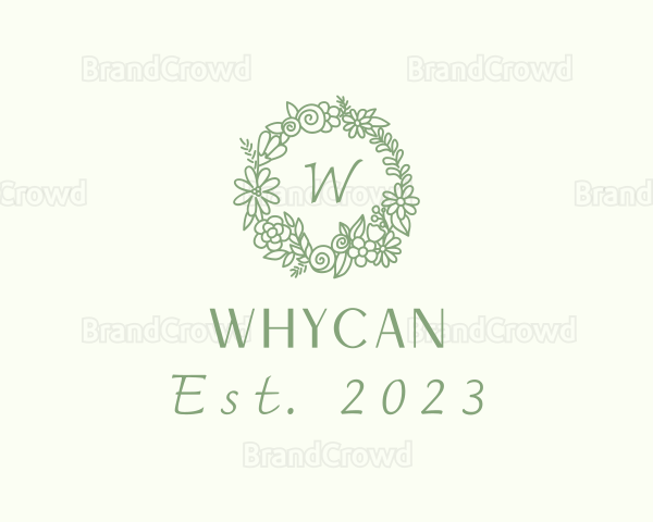 Botanical Floral Garden Logo
