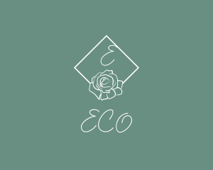 Eco Flower Spa logo design