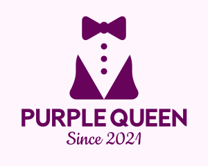 Purple Waiter Bell logo design