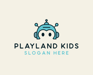 Robot Head Toy logo design