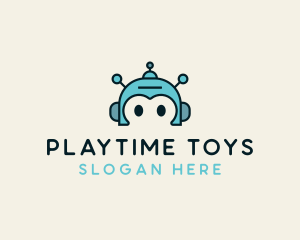 Toys - Robot Head Toy logo design