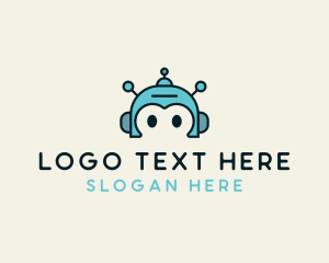 Preschool - Robot Head Toy logo design