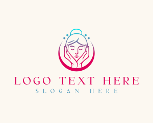 Hands - Face Massage Therapy logo design